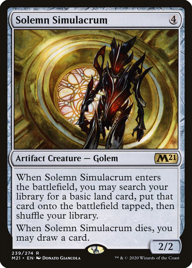 Solemn Simulacrum [Core Set 2021] | Gamers Paradise