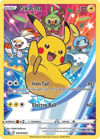 Pikachu (SWSH020) [Sword & Shield: Black Star Promos] | Gamers Paradise