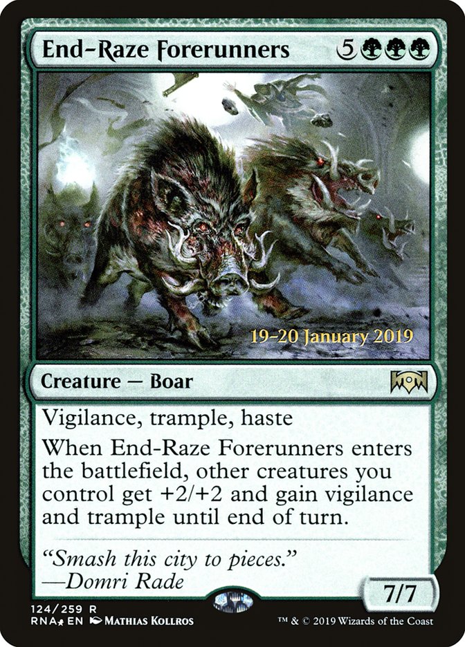 End-Raze Forerunners [Ravnica Allegiance Prerelease Promos] | Gamers Paradise