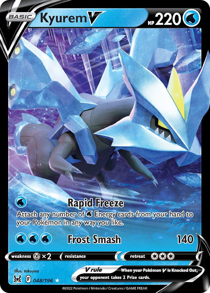 Kyurem V (048/196) (Jumbo Card) [Sword & Shield: Lost Origin] | Gamers Paradise