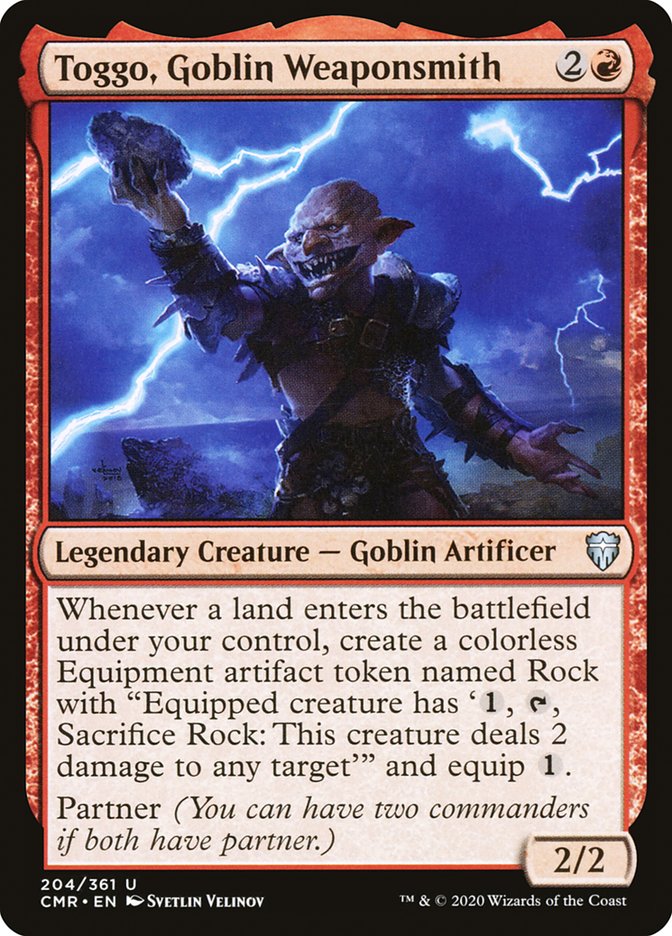 Toggo, Goblin Weaponsmith [Commander Legends] | Gamers Paradise