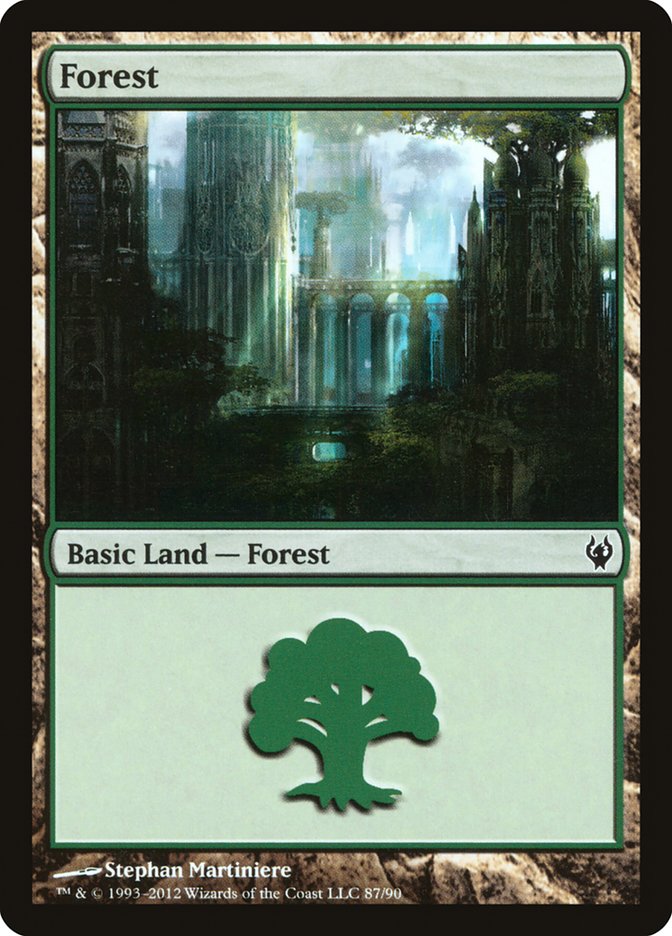 Forest (87) [Duel Decks: Izzet vs. Golgari] | Gamers Paradise