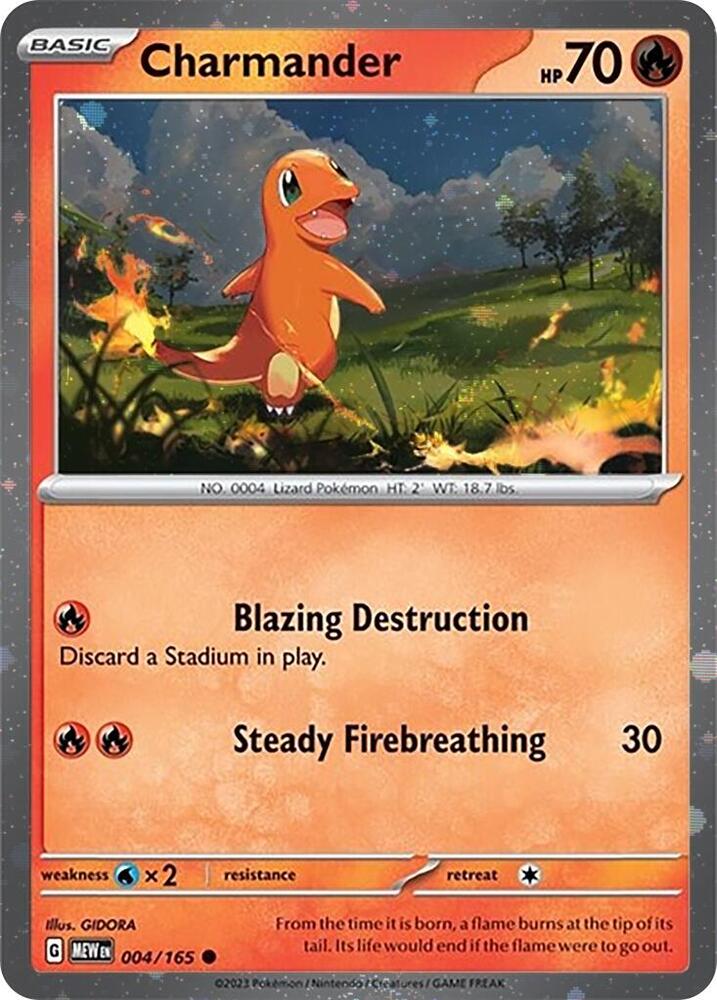 Charmander (004) (Cosmos Holo) [Scarlet & Violet: Black Star Promos] | Gamers Paradise