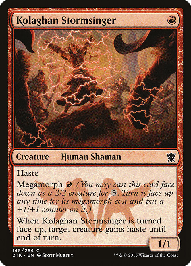 Kolaghan Stormsinger [Dragons of Tarkir] | Gamers Paradise