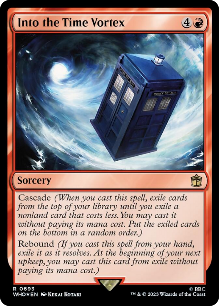 Into the Time Vortex (Surge Foil) [Doctor Who] | Gamers Paradise