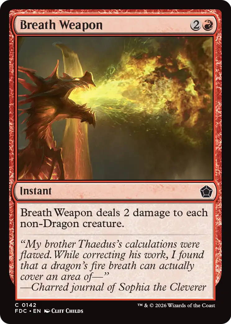 Breath Weapon [Foundations Commander] | Gamers Paradise