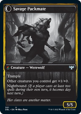 Child of the Pack // Savage Packmate [Innistrad: Double Feature] | Gamers Paradise