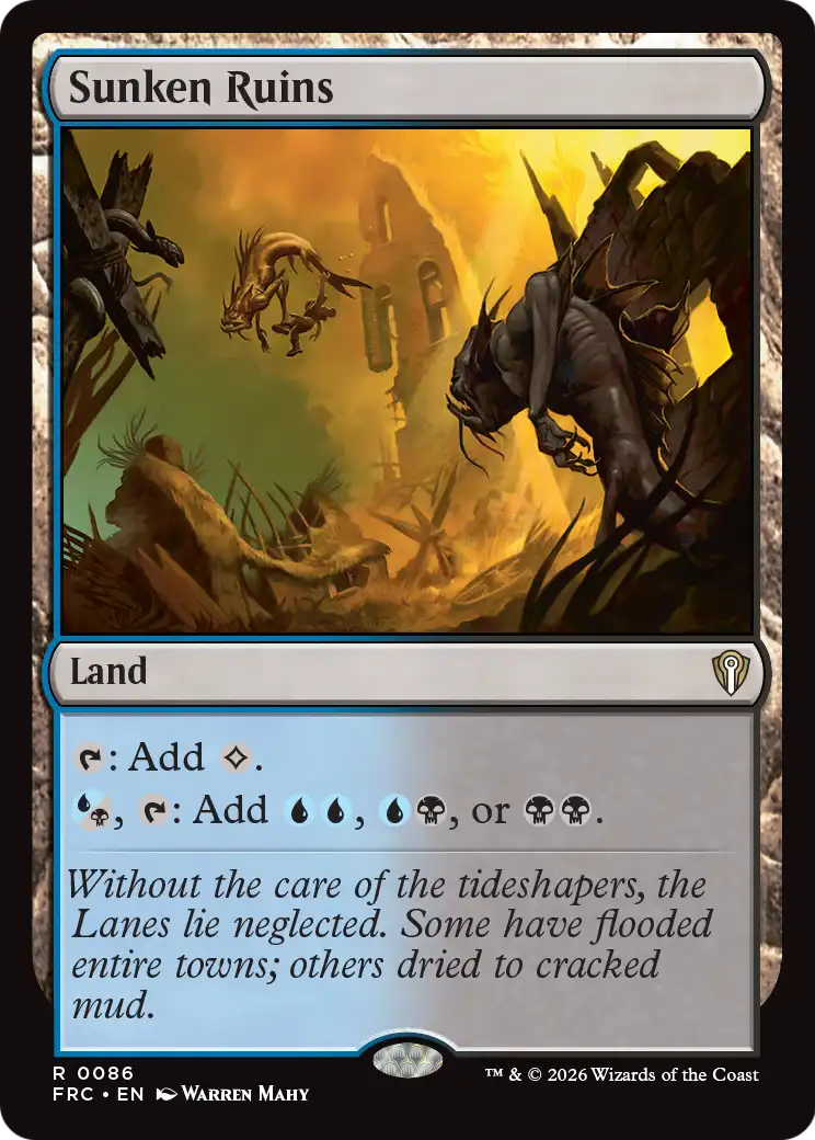 Sunken Ruins [Reality Fracture Commander] | Gamers Paradise