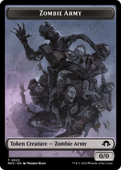 Servo // Zombie Army Double-Sided Token [Modern Horizons 3 Tokens] | Gamers Paradise