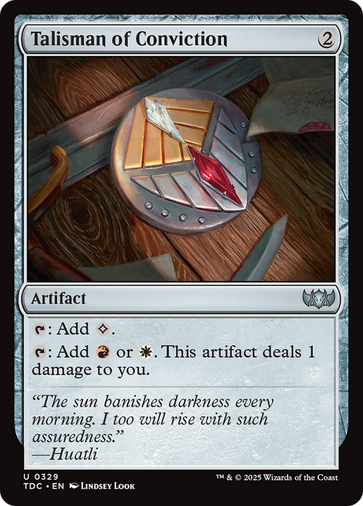 Talisman of Conviction [Tarkir: Dragonstorm Commander] | Gamers Paradise