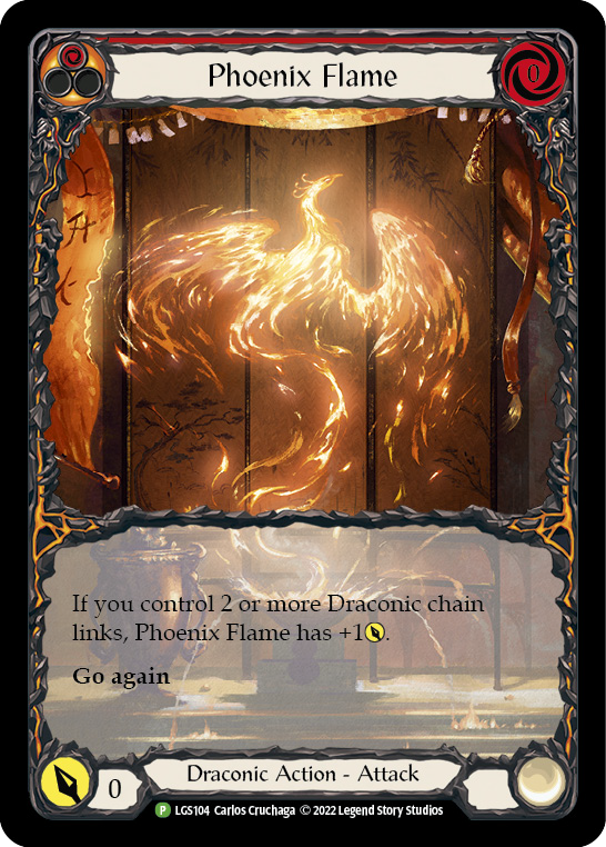Phoenix Flame [LGS104] (Promo)  Rainbow Foil | Gamers Paradise