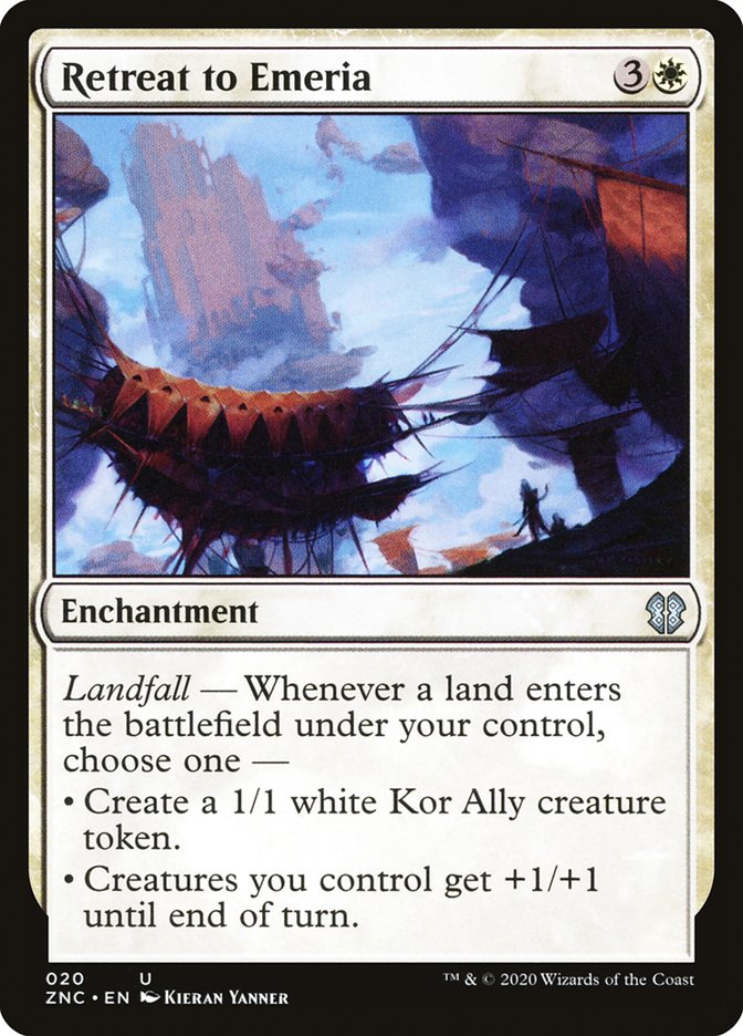 Retreat to Emeria [Zendikar Rising Commander] | Gamers Paradise