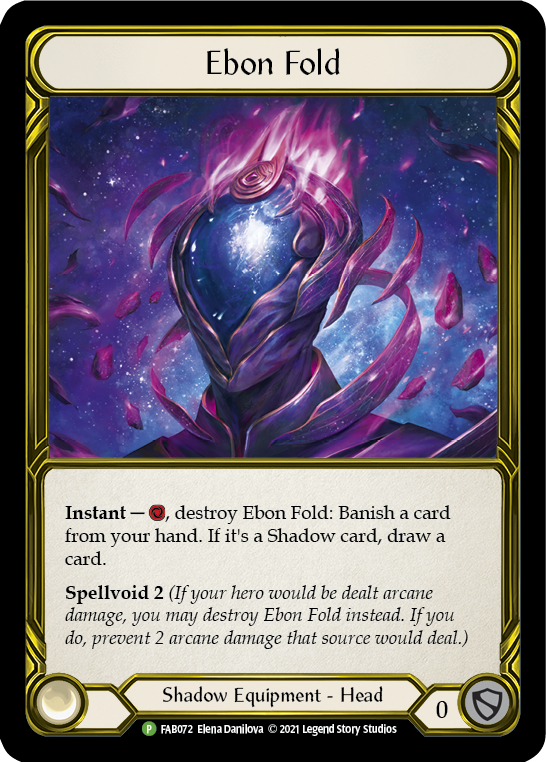 Ebon Fold (Golden) [FAB072] (Promo)  Cold Foil | Gamers Paradise