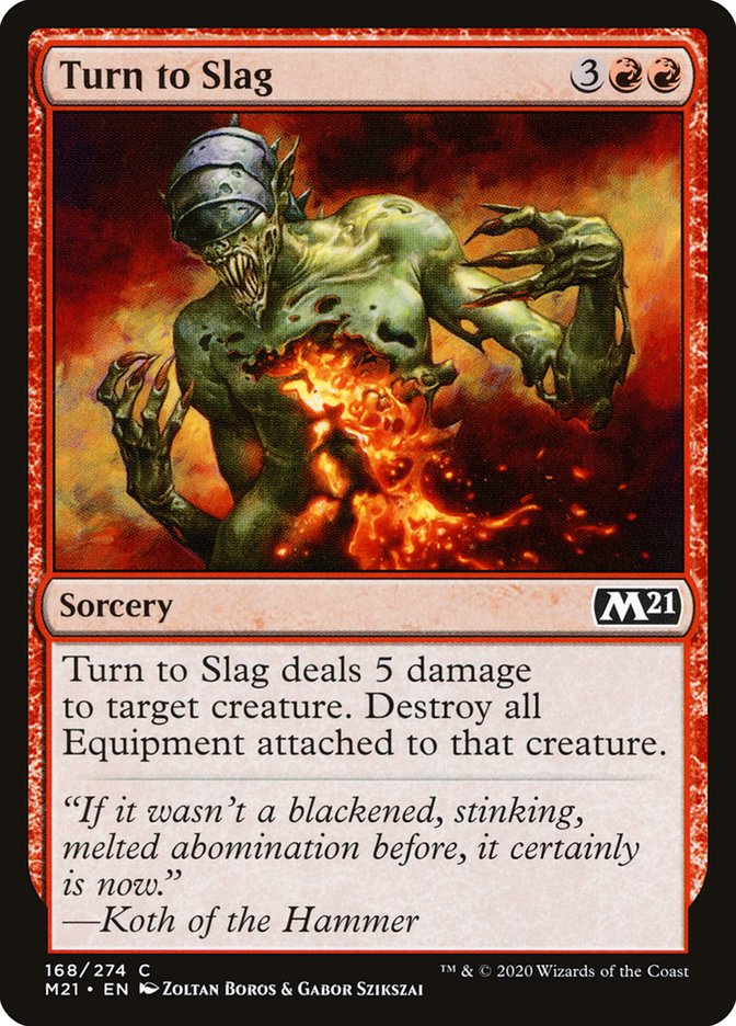 Turn to Slag [Core Set 2021] | Gamers Paradise