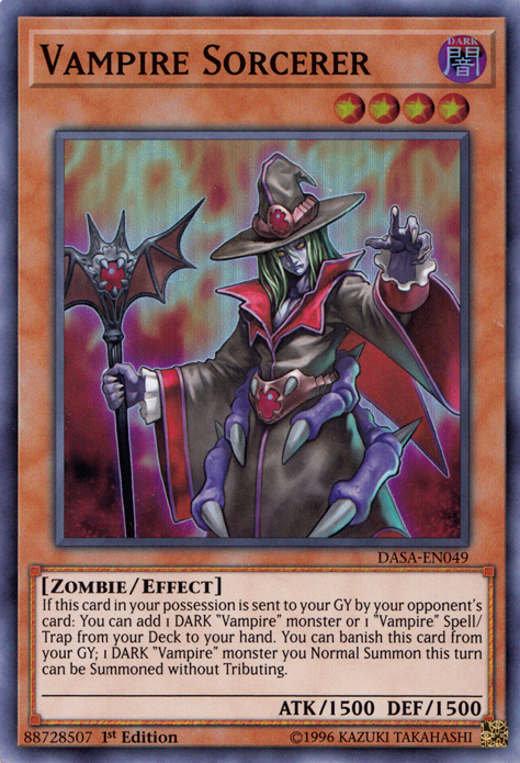 Vampire Sorcerer [DASA-EN049] Super Rare | Gamers Paradise