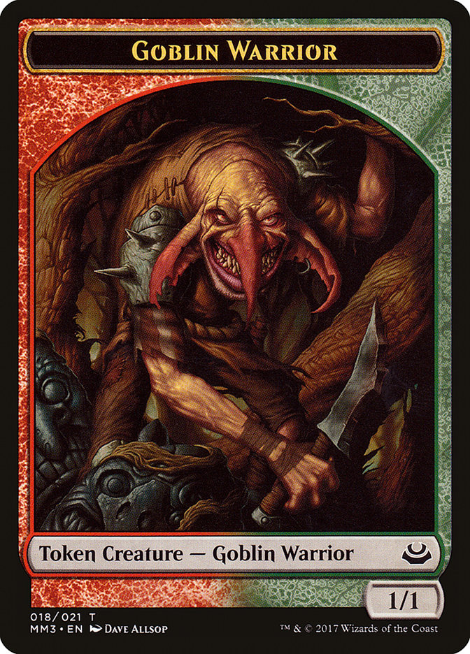 Goblin Warrior Token [Modern Masters 2017 Tokens] | Gamers Paradise