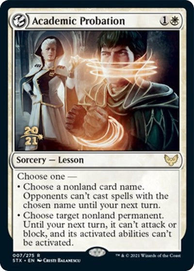 Academic Probation [Strixhaven: School of Mages Prerelease Promos] | Gamers Paradise