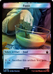 Human (0038) // Food (0058) Double-Sided Token (Surge Foil) [Doctor Who Tokens] | Gamers Paradise