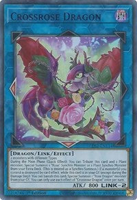 Crossrose Dragon (Purple) [LDS2-EN114] Ultra Rare | Gamers Paradise