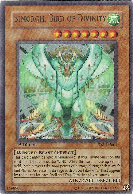 Simorgh, Bird of Divinity [SD8-EN001] Ultra Rare | Gamers Paradise