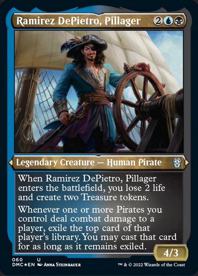 Ramirez DePietro, Pillager (Foil Etched) [Dominaria United Commander] | Gamers Paradise