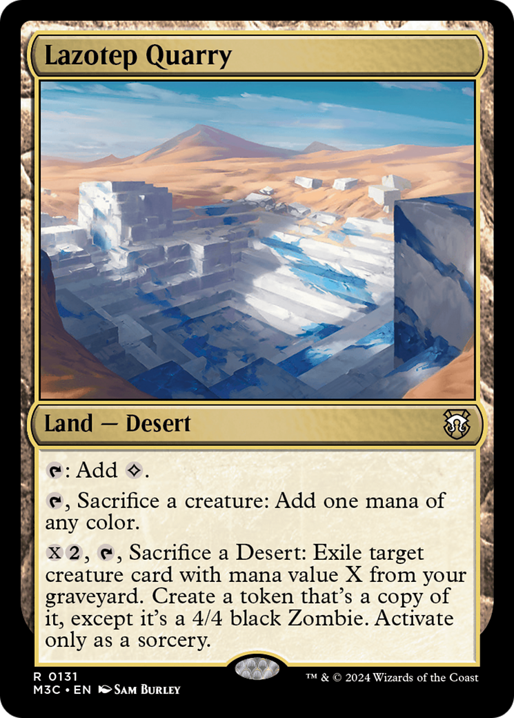 Lazotep Quarry (Extended Art) [Modern Horizons 3 Commander] | Gamers Paradise