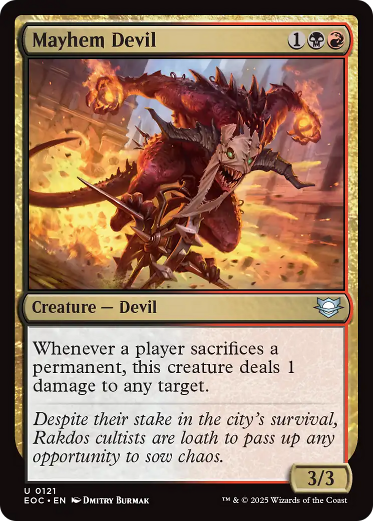 Mayhem Devil [Edge of Eternities Commander] | Gamers Paradise