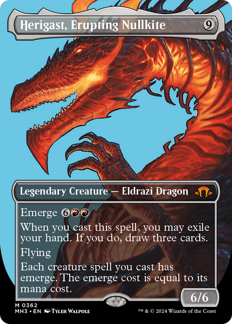 Herigast, Erupting Nullkite (Borderless) [Modern Horizons 3] | Gamers Paradise