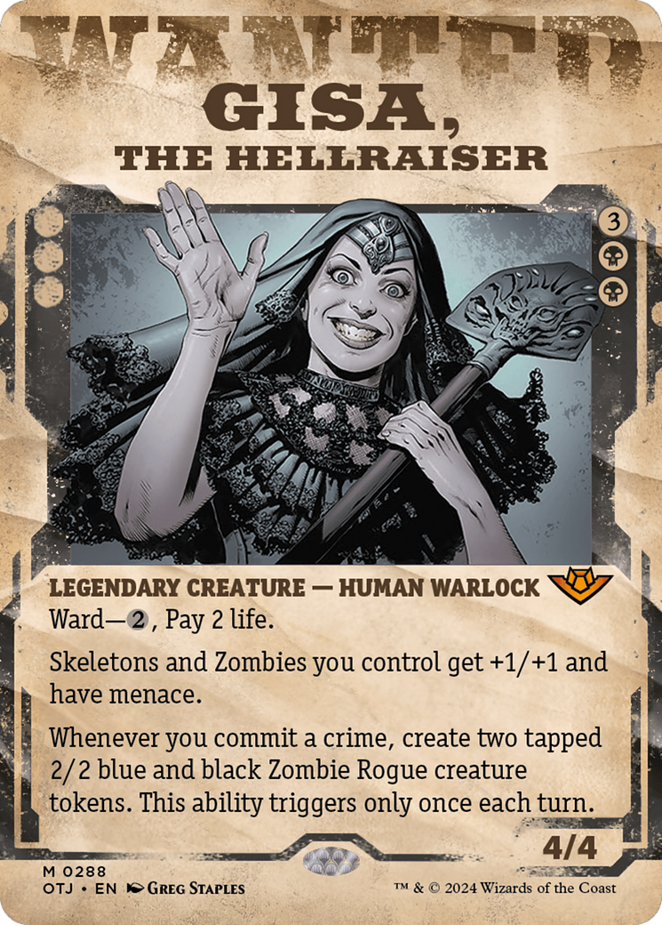 Gisa, the Hellraiser (Showcase) [Outlaws of Thunder Junction] | Gamers Paradise
