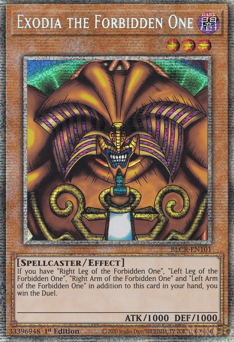 Exodia the Forbidden One [BLCR-EN101] Starlight Rare | Gamers Paradise