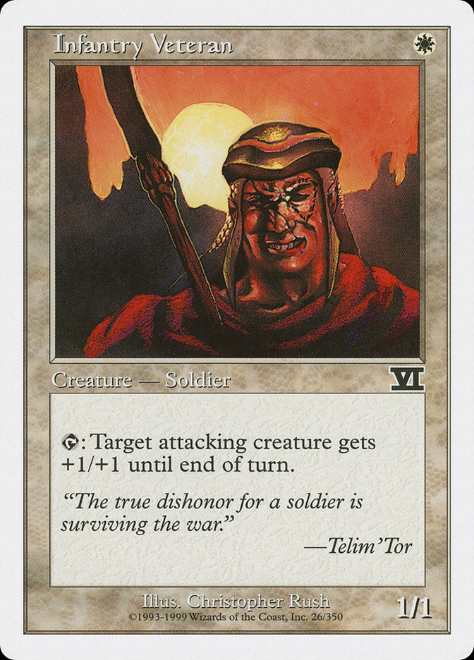 Infantry Veteran [Classic Sixth Edition] | Gamers Paradise