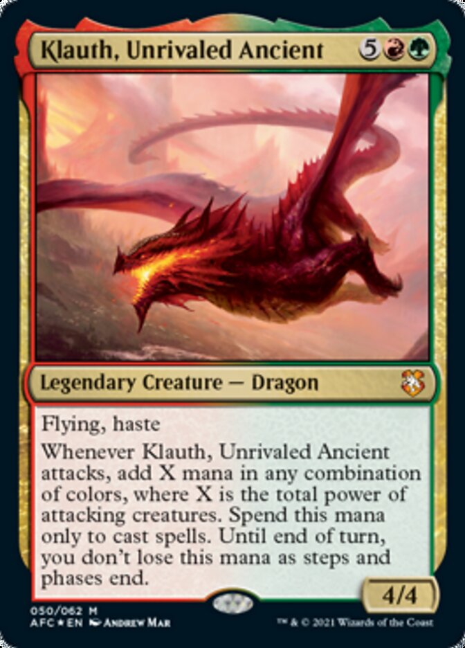 Klauth, Unrivaled Ancient [Dungeons & Dragons: Adventures in the Forgotten Realms Commander] | Gamers Paradise