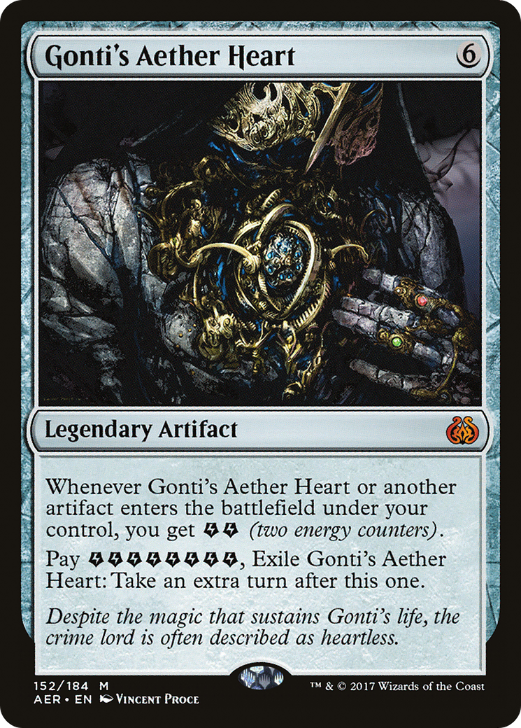 Gonti's Aether Heart (Ripple Foil) [Modern Horizons 3 Commander] | Gamers Paradise