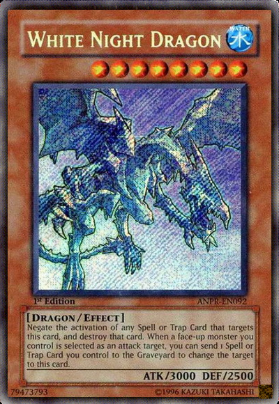 White Night Dragon [ANPR-EN092] Secret Rare | Gamers Paradise