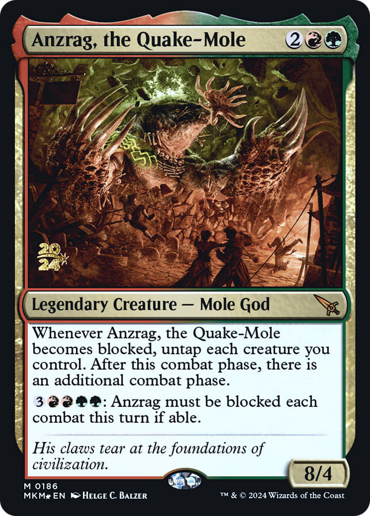 Anzrag, the Quake-Mole [Murders at Karlov Manor Prerelease Promos] | Gamers Paradise