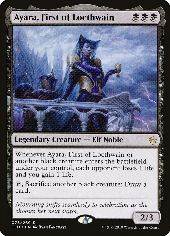 Ayara, First of Locthwain [Throne of Eldraine] | Gamers Paradise