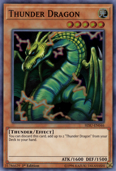 Thunder Dragon [HISU-EN046] Super Rare | Gamers Paradise