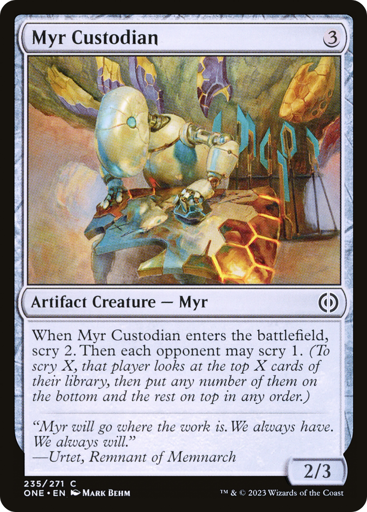 Myr Custodian [Phyrexia: All Will Be One] | Gamers Paradise