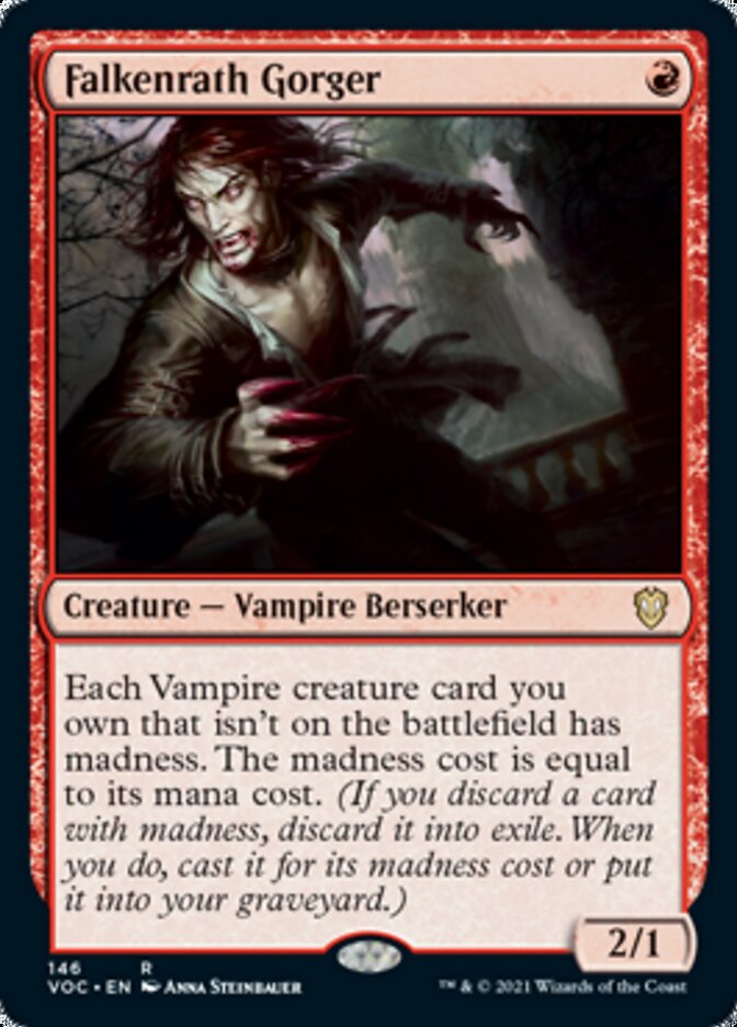 Falkenrath Gorger [Innistrad: Crimson Vow Commander] | Gamers Paradise