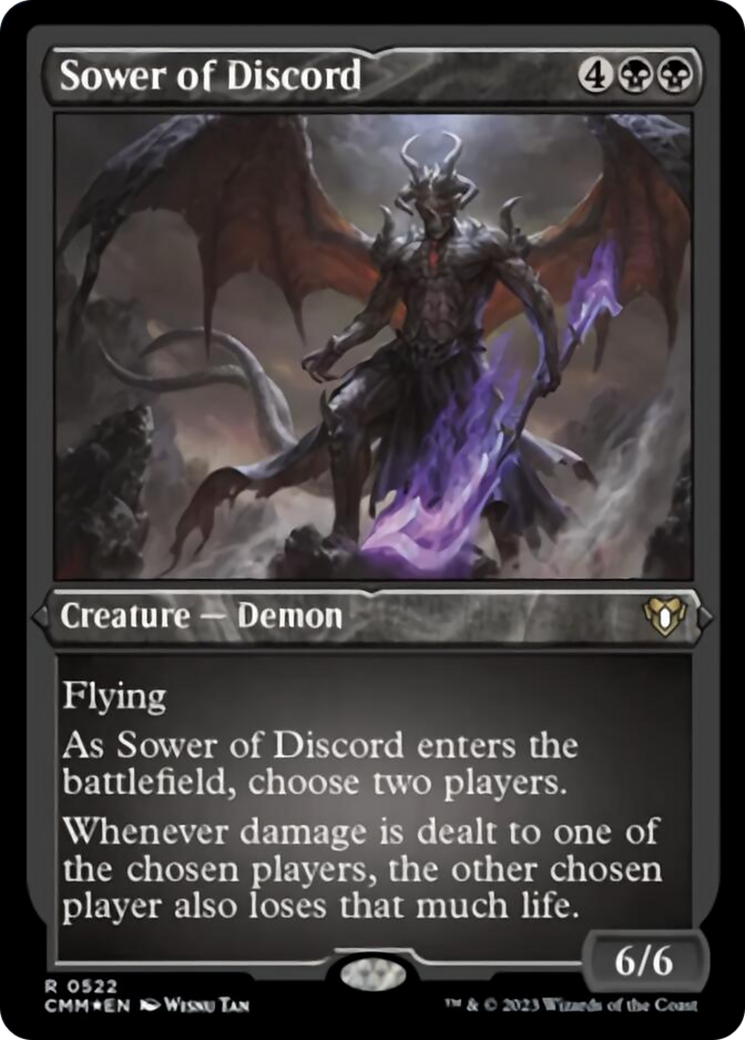 Sower of Discord (Foil Etched) [Commander Masters] | Gamers Paradise