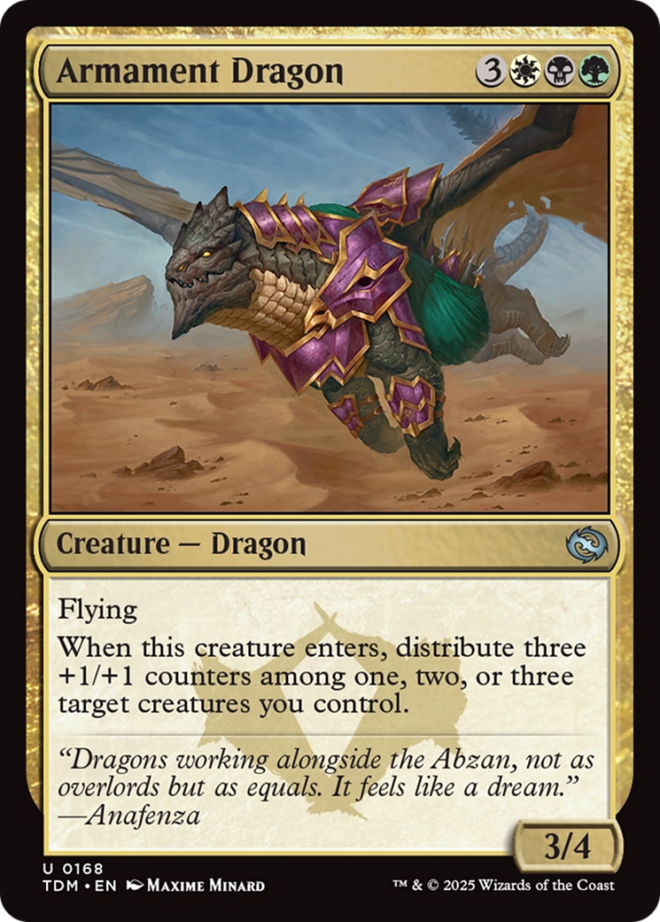 Armament Dragon [Tarkir: Dragonstorm] | Gamers Paradise