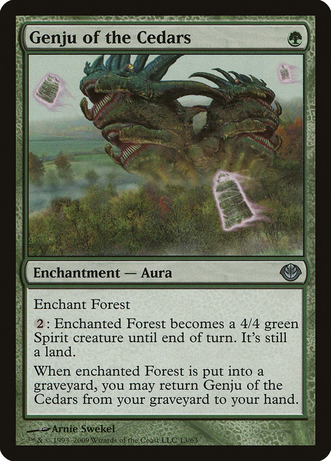 Genju of the Cedars [Duel Decks: Garruk vs. Liliana] | Gamers Paradise