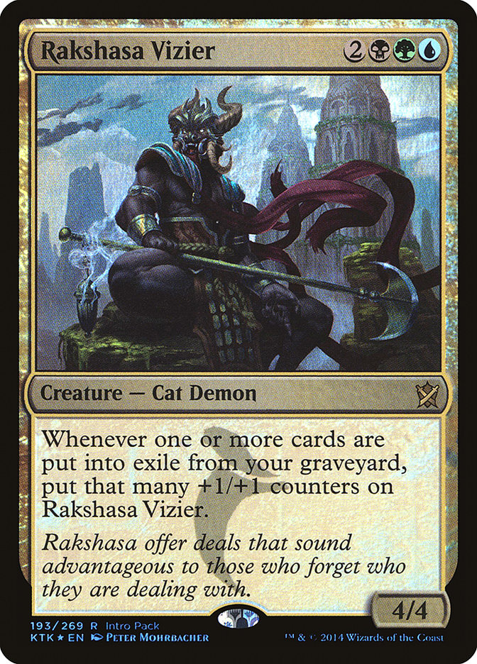 Rakshasa Vizier (Intro Pack) [Khans of Tarkir Promos] | Gamers Paradise
