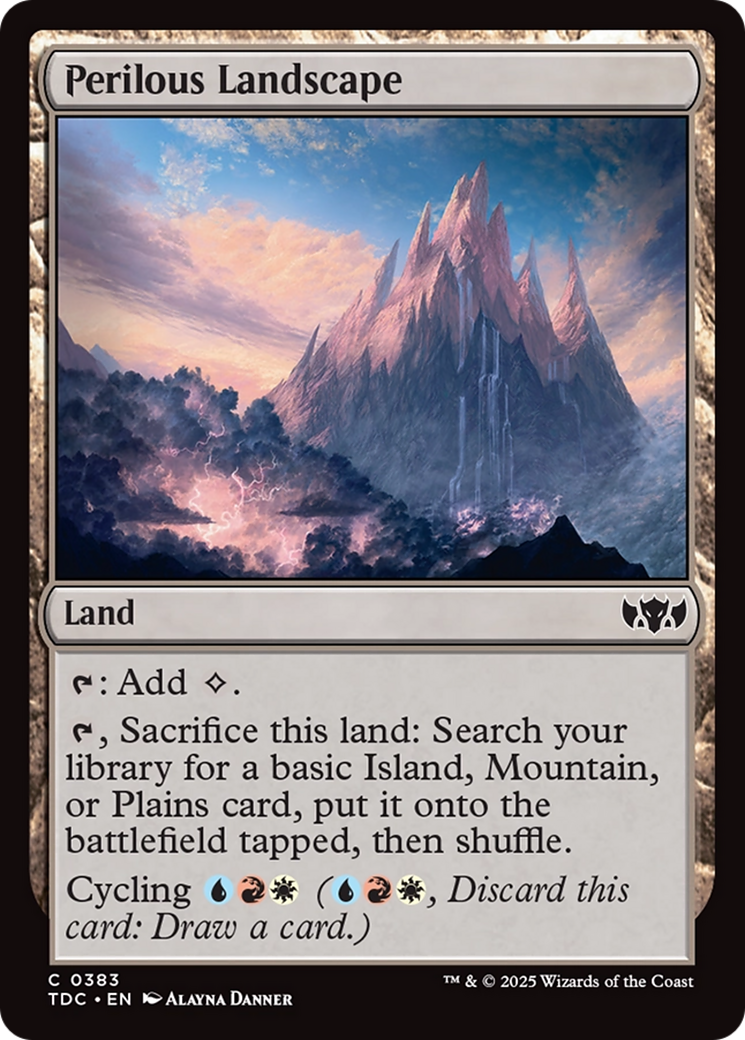Perilous Landscape [Tarkir: Dragonstorm Commander] | Gamers Paradise
