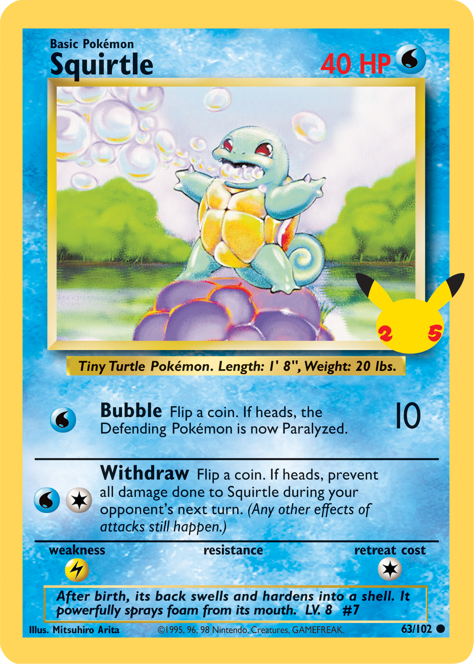 Squirtle (63/102) (Jumbo Card) [First Partner Pack] | Gamers Paradise