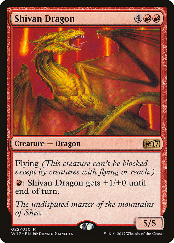 Shivan Dragon [Welcome Deck 2017] | Gamers Paradise