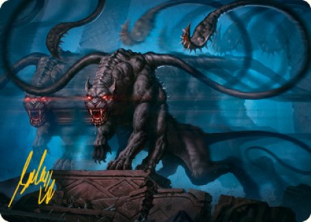 Displacer Beast Art Card (Gold-Stamped Signature) [Dungeons & Dragons: Adventures in the Forgotten Realms Art Series] | Gamers Paradise