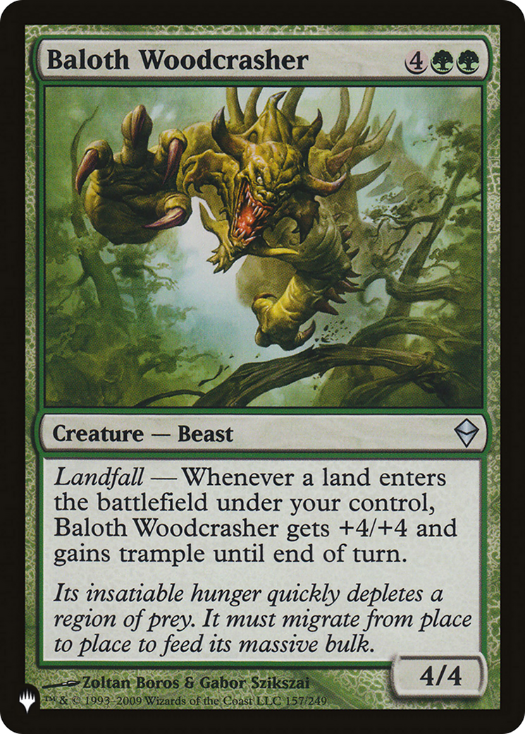 Baloth Woodcrasher [The List Reprints] | Gamers Paradise