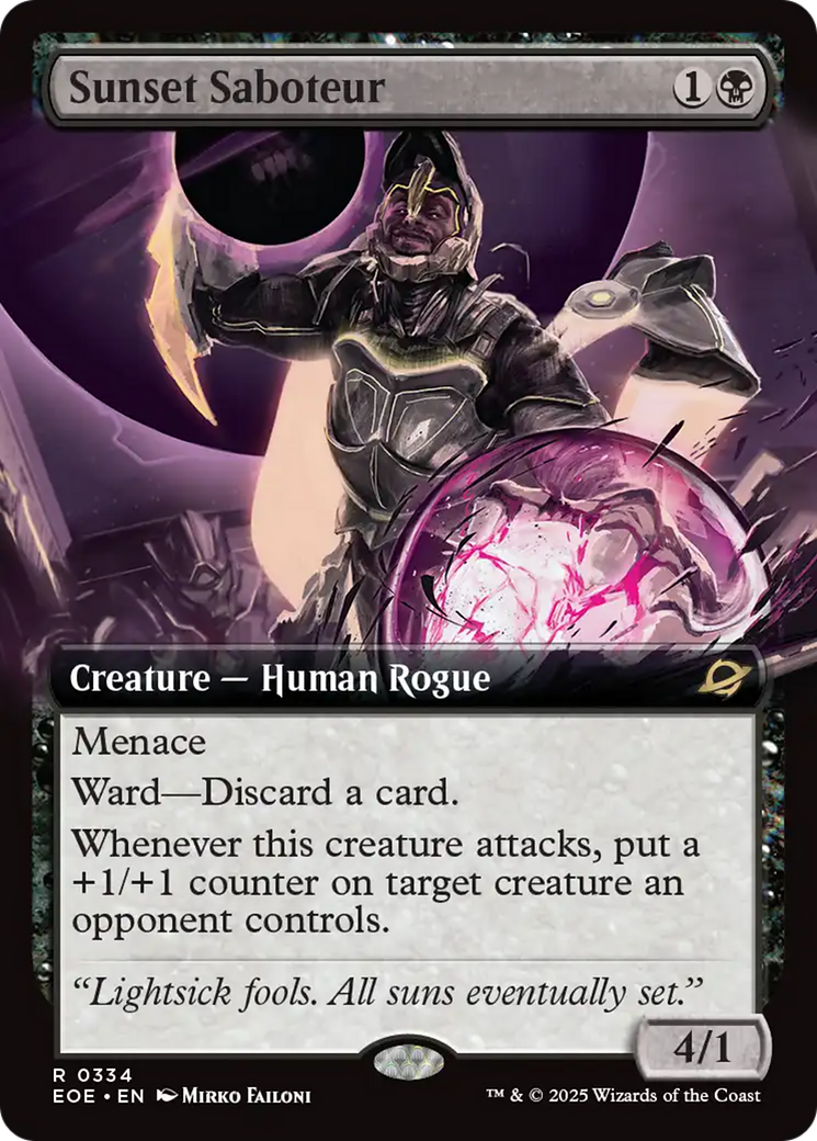 Sunset Saboteur (Extended Art) [Edge of Eternities] | Gamers Paradise
