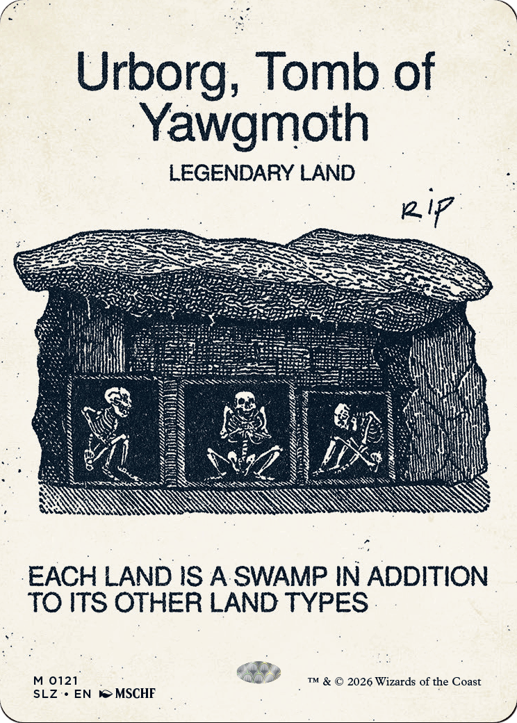 Urborg, Tomb of Yawgmoth (0121) [Secret Lair x MSCHF: The Zeta Set] | Gamers Paradise